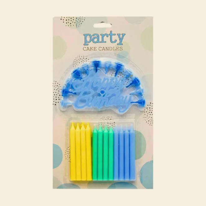 Birthday Candles – Blue