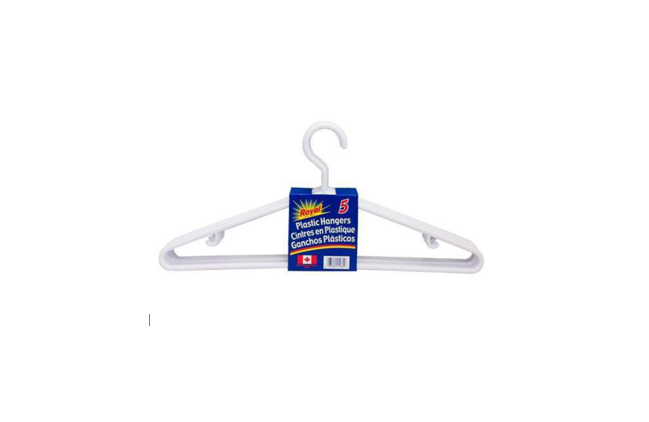 Royal Plastic Hangers White