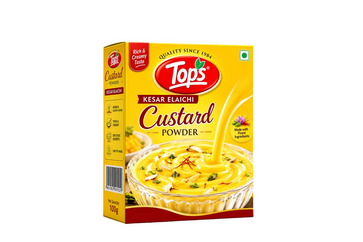 Tops Kesar Elaichi Custard image
