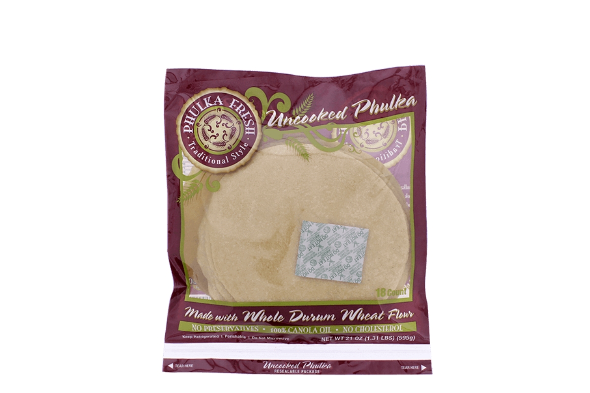 Phulka Fresh Uncooked Roti