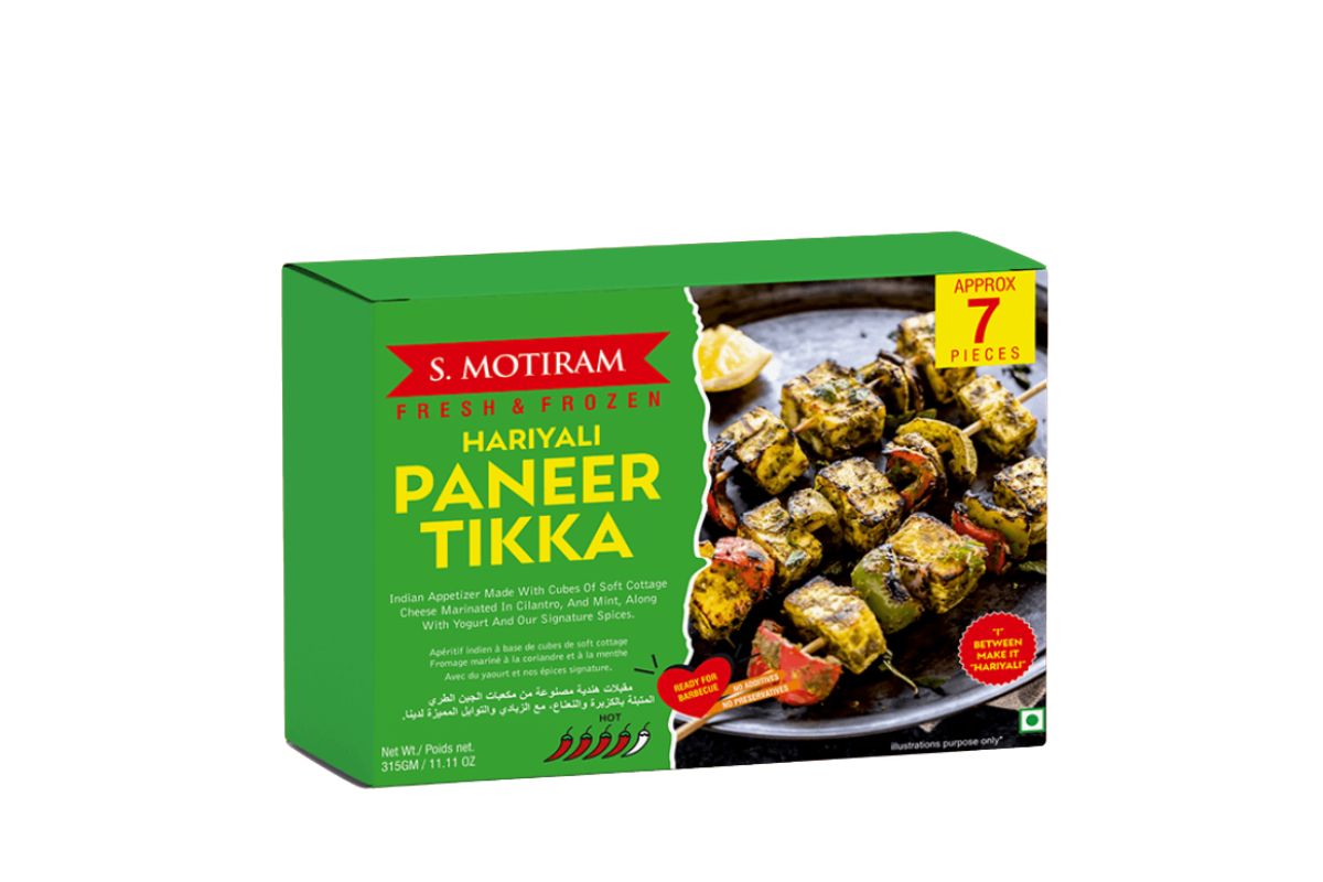 S. Motiram Hariyali Paneer Tikka Masala