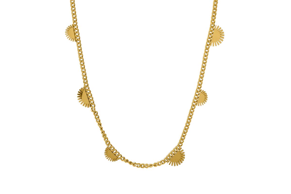 Dancing Sun Charms Necklace