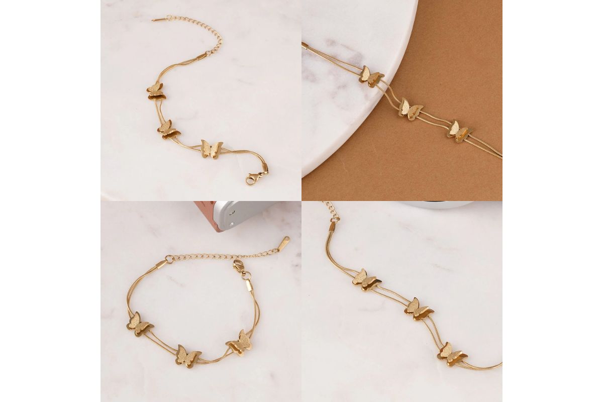 Butterfly Radiance Chain Bracelet image