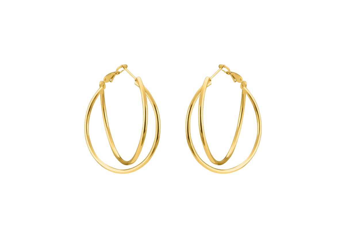 Twin Lumina Hoops Earrings image