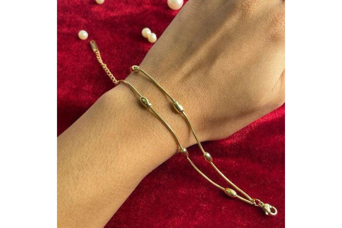 Twilight Beads Beauty Layered Chain Bracelet image
