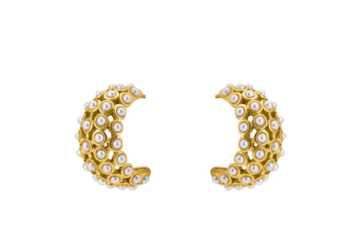 Ember Seed Hoops Earrings image