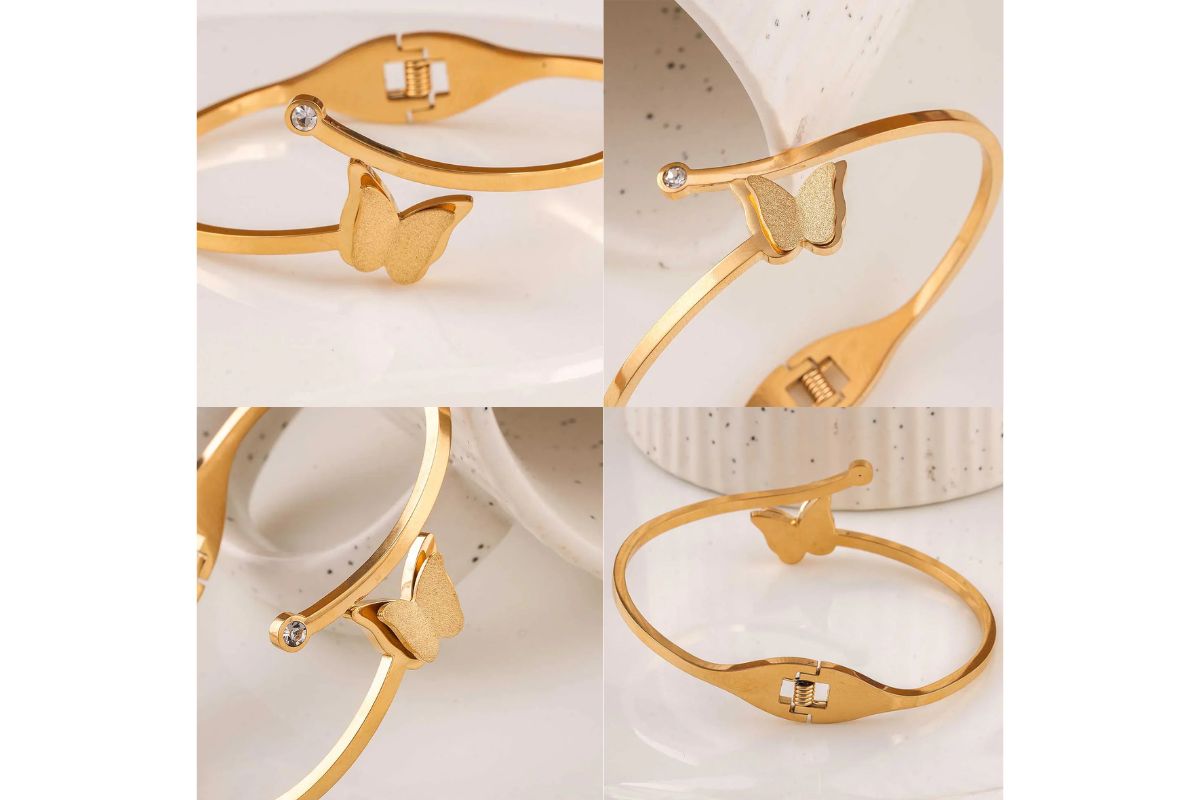 Butterfly Radiance Gold Bracelet image