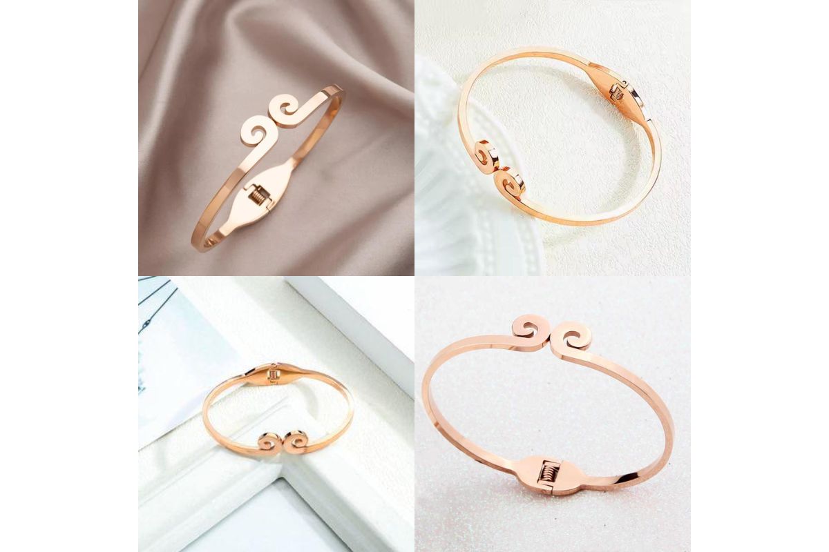 Rose Gold Ball Beaded Bracelets image