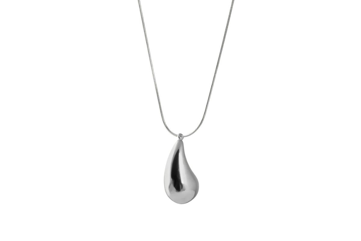 Drop of Serenity Necklace Silver