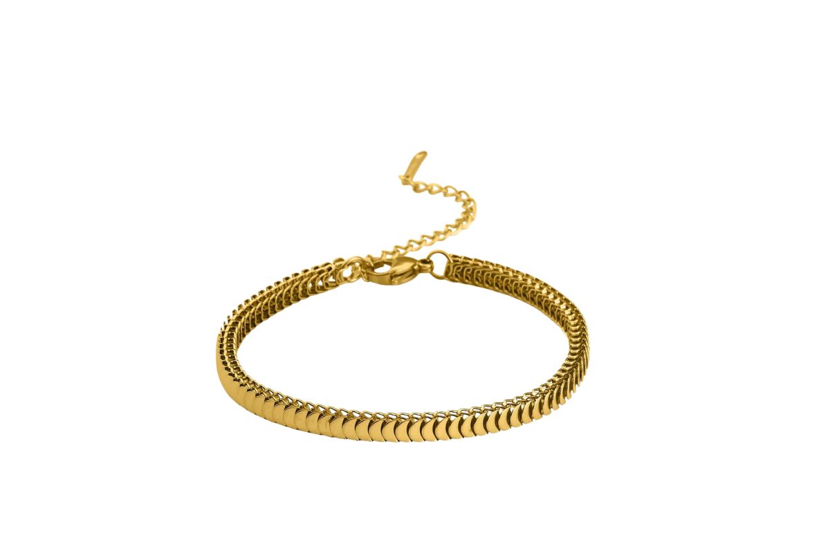 Classic Gold Snake Chain Bracelet