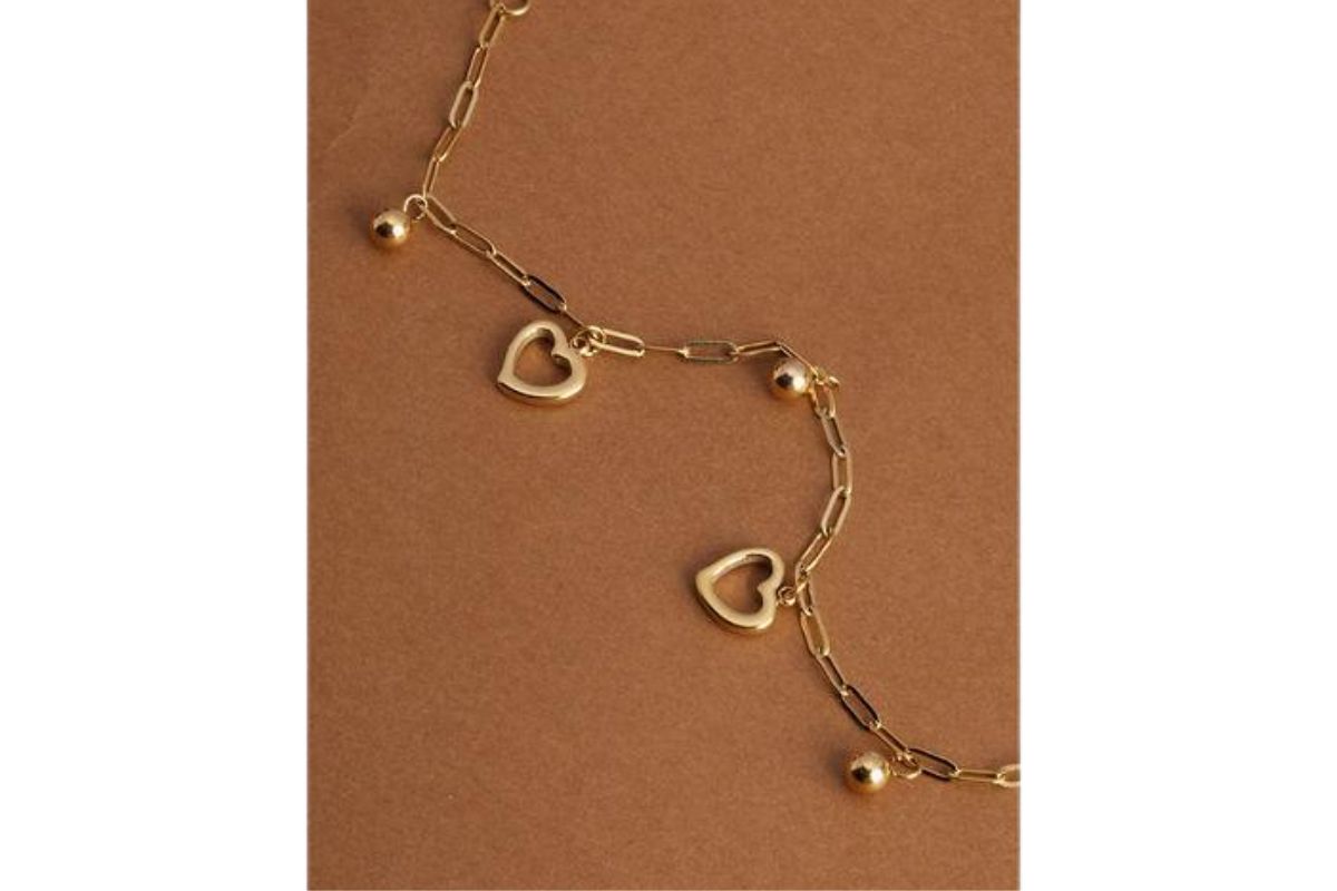 Heart Charm Bracelet
