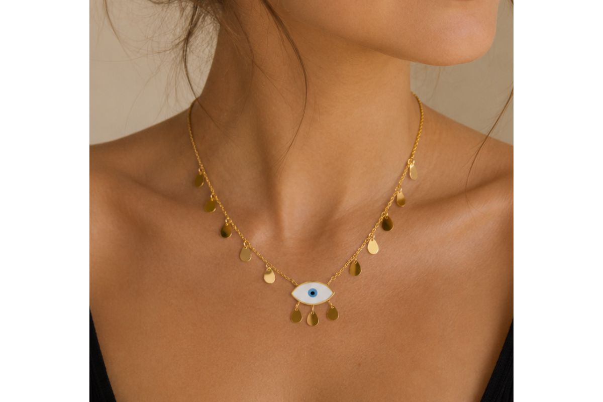 Mystic Eye Drizzle Necklace image