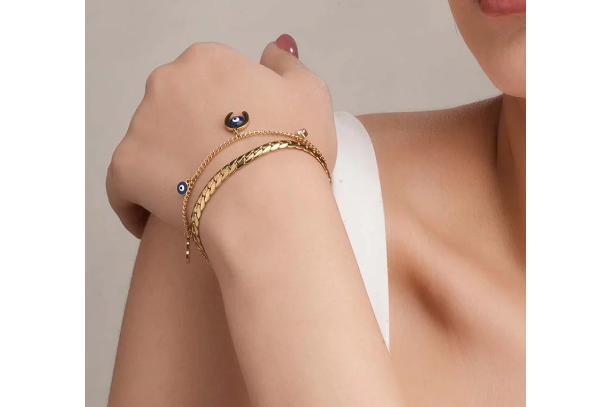 Evil Eye Layered Bracelet image