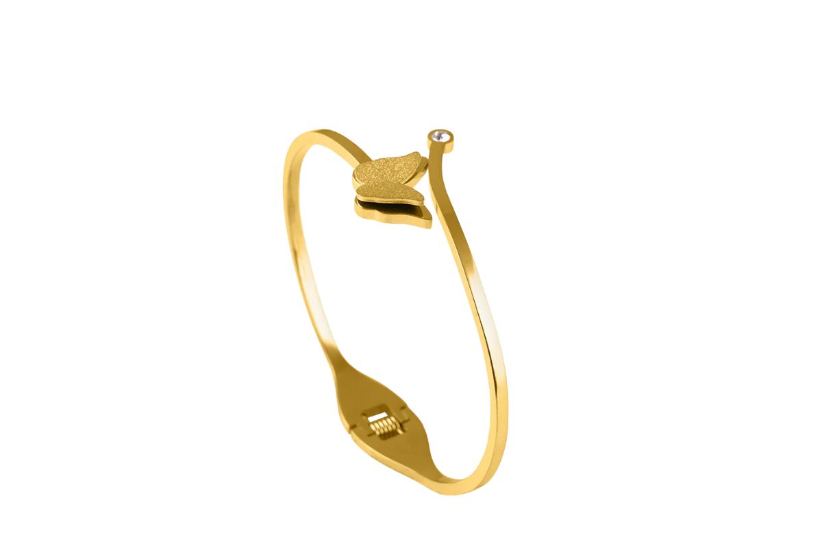 Butterfly Radiance Gold Bracelet