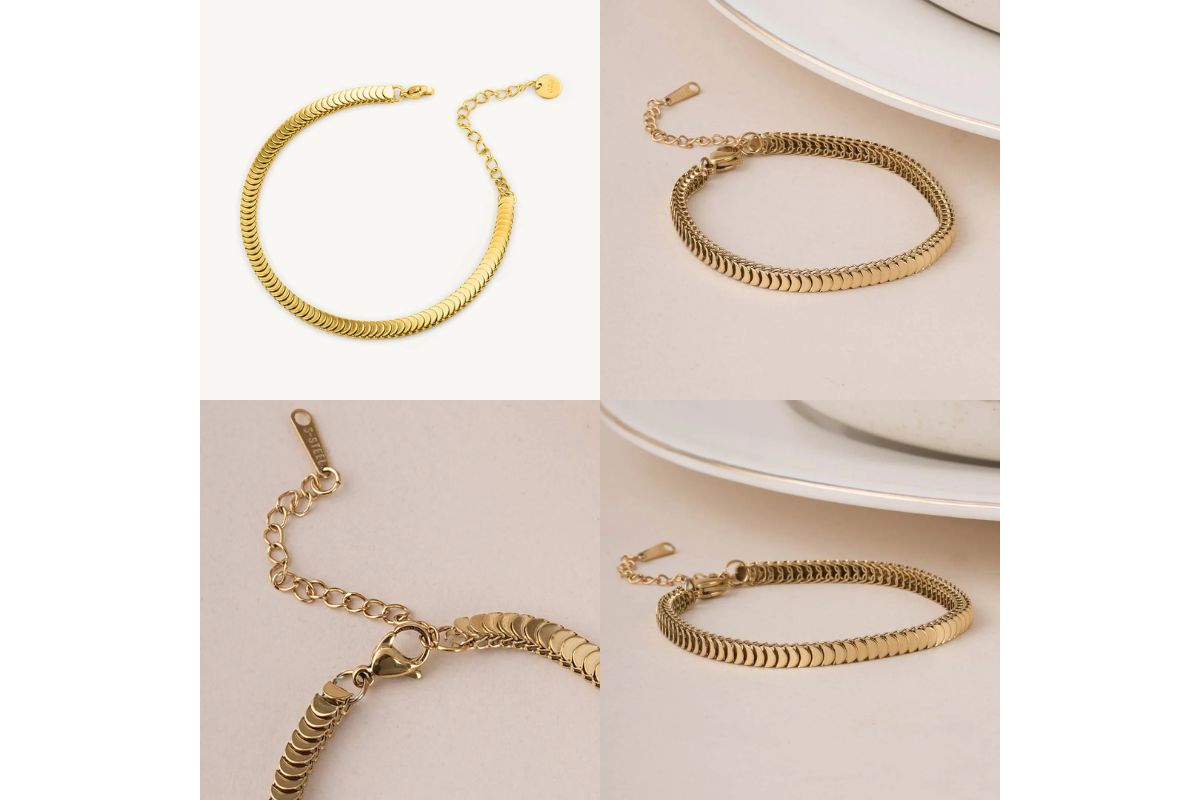 Classic Gold Snake Chain Bracelet image