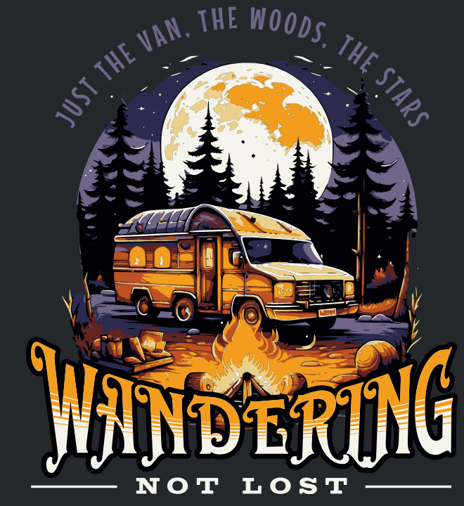 Wandering, Not Lost | Unisex Heavy Cotton Graphic T-Shirt