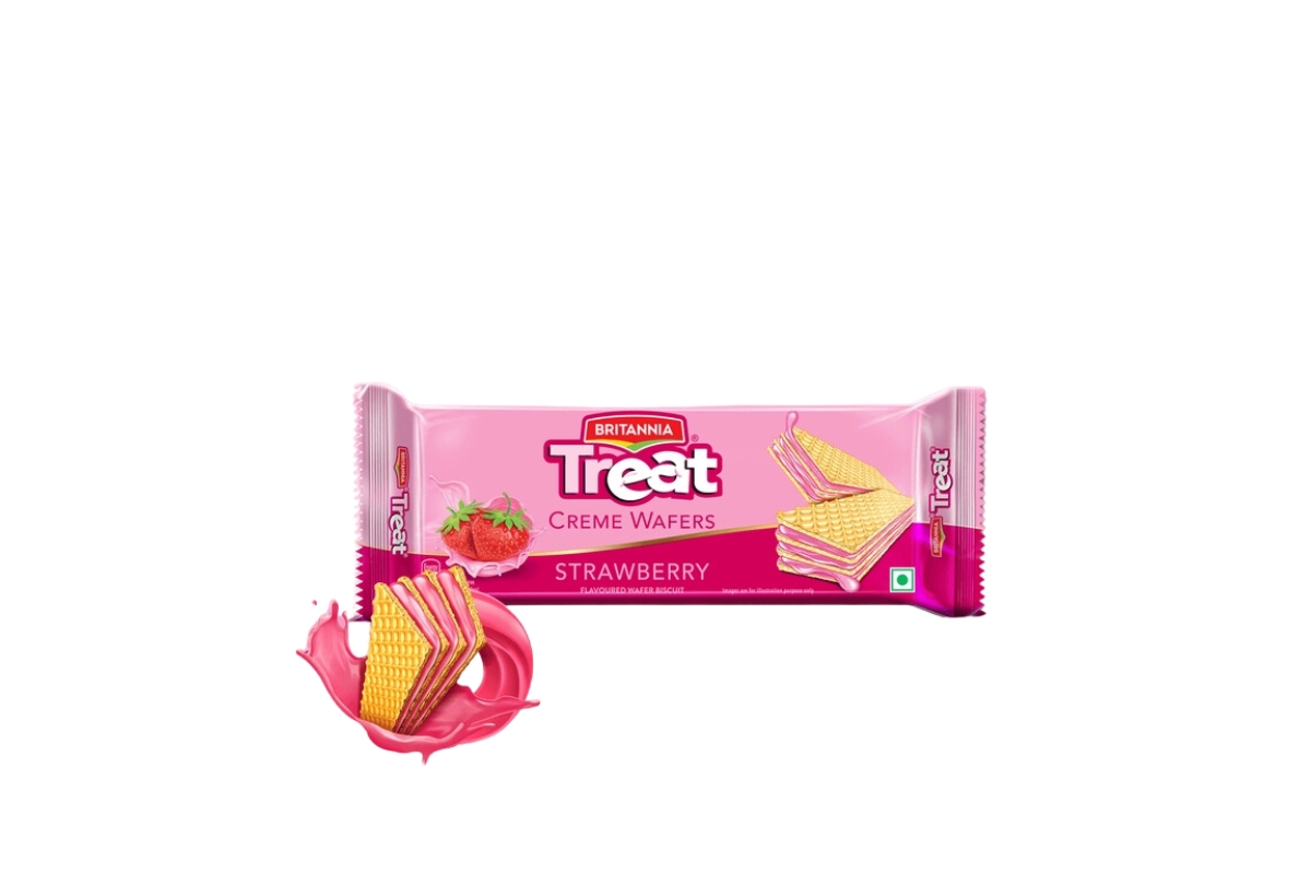 Britannia Treat Strawberry Creme Wafers