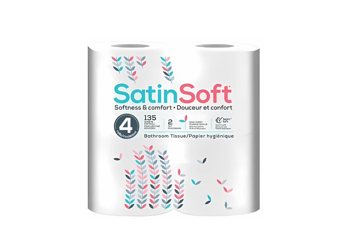 Satin Soft Bathroom Tissue Roll