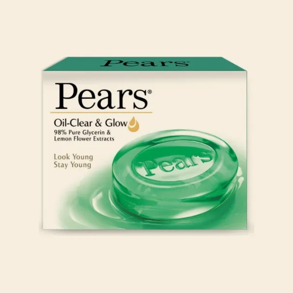Pears Oil Clear & Glow Soap Bar (with Lemon flower extracts)