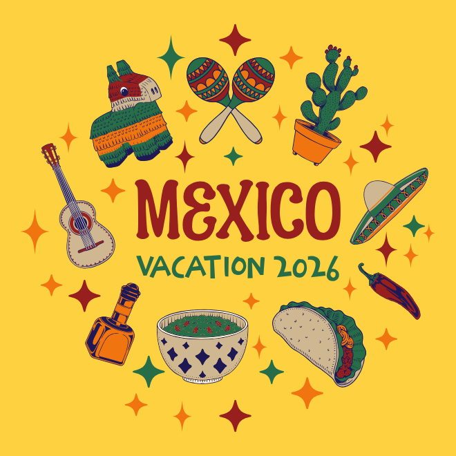 Mexico Vacation | Unisex Heavy Cotton Graphic T-Shirt