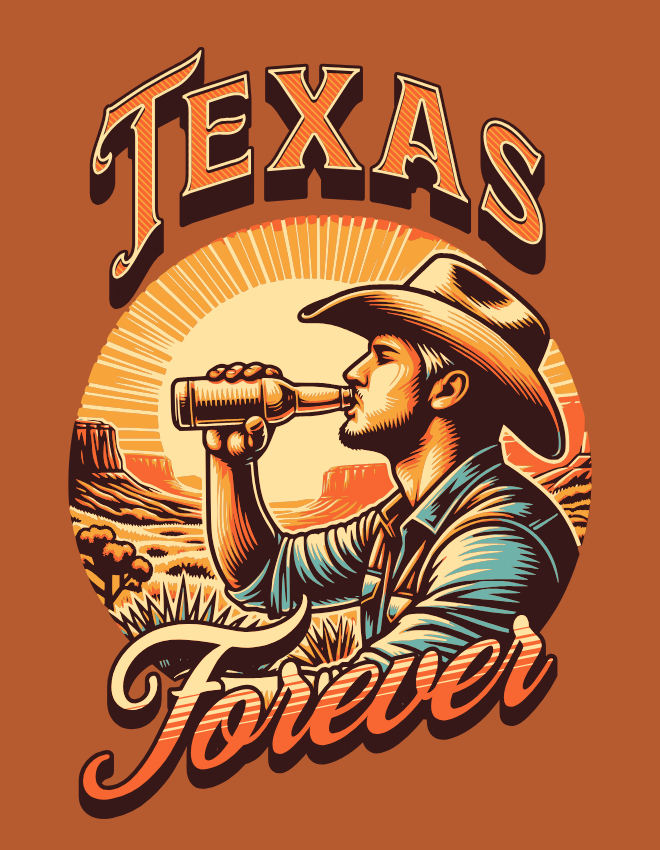 Texas Forever | Unisex Heavy Cotton Graphic T-Shirt
