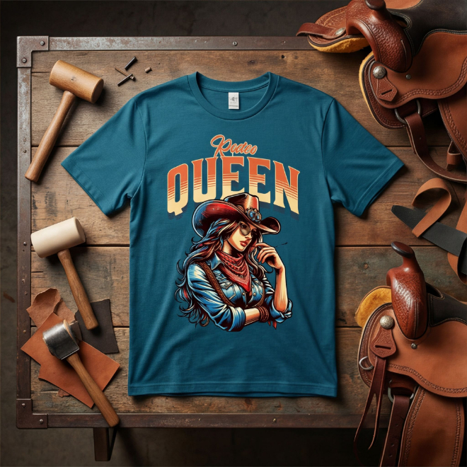 Rodeo queen-Texas | Unisex Heavy Cotton Graphic T-Shirt image