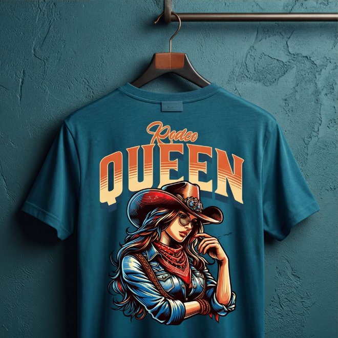 Rodeo queen-Texas | Unisex Heavy Cotton Graphic T-Shirt image