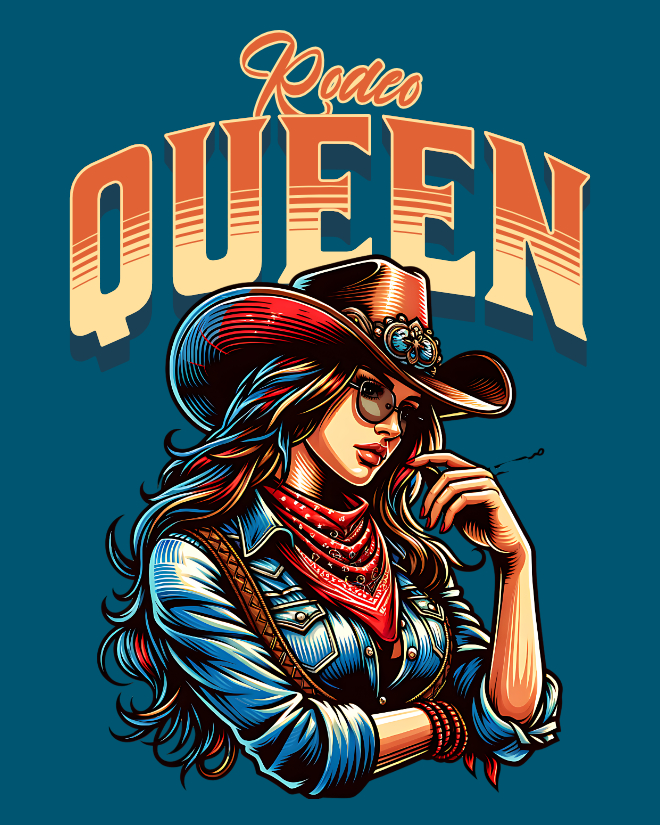 Rodeo queen-Texas | Unisex Heavy Cotton Graphic T-Shirt