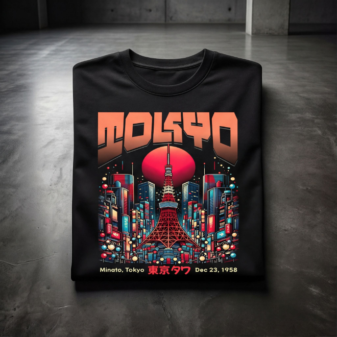Minato Tokyo | Unisex Heavy Cotton Graphic T-Shirt image