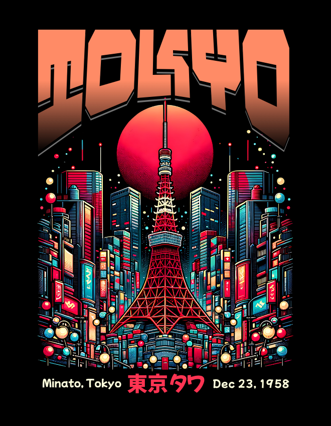 Minato Tokyo | Unisex Heavy Cotton Graphic T-Shirt