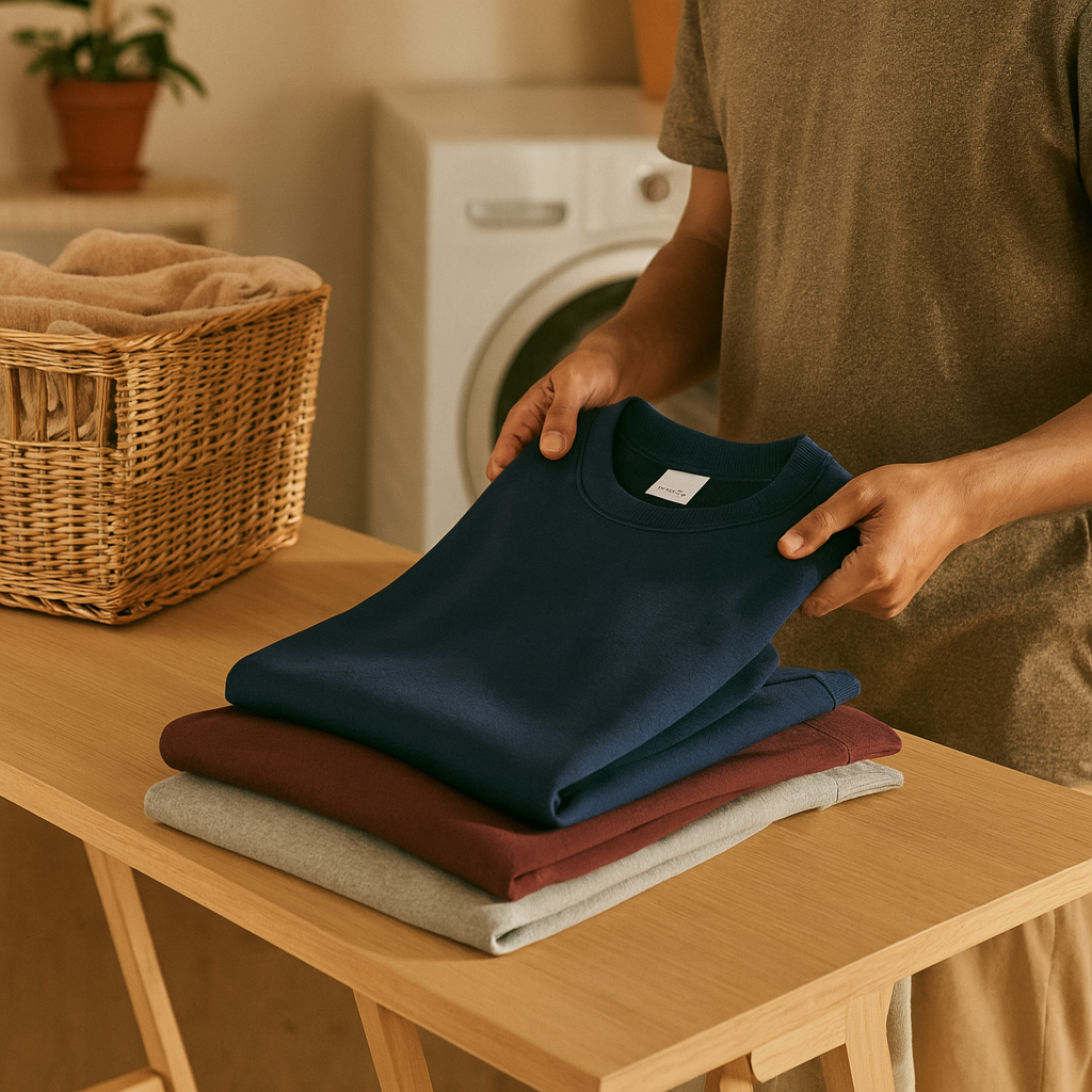 Plain Crew Neck Sweatshirt Pack image
