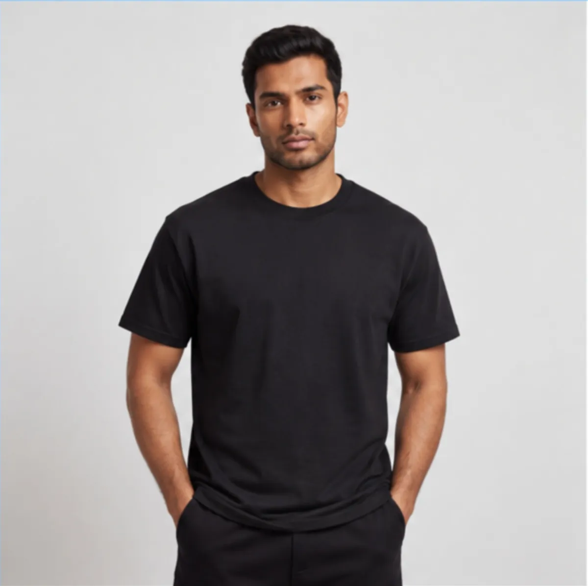 Black DryBlend Gym Short Sleeve T-Shirt image