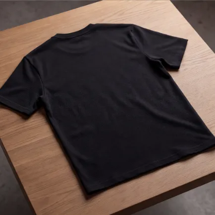 Black Heavy Cotton Short Sleeve T-Shirt