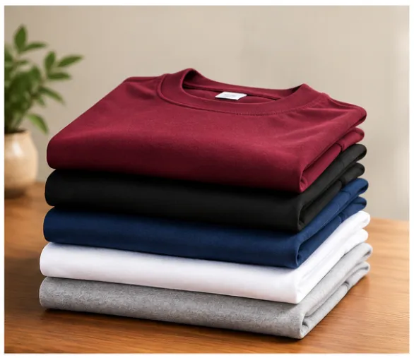 Plain Cotton T-Shirts Multi-Colour Pack