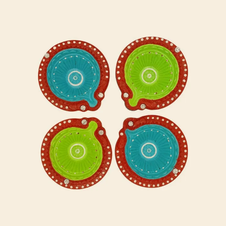 Colorful Diya