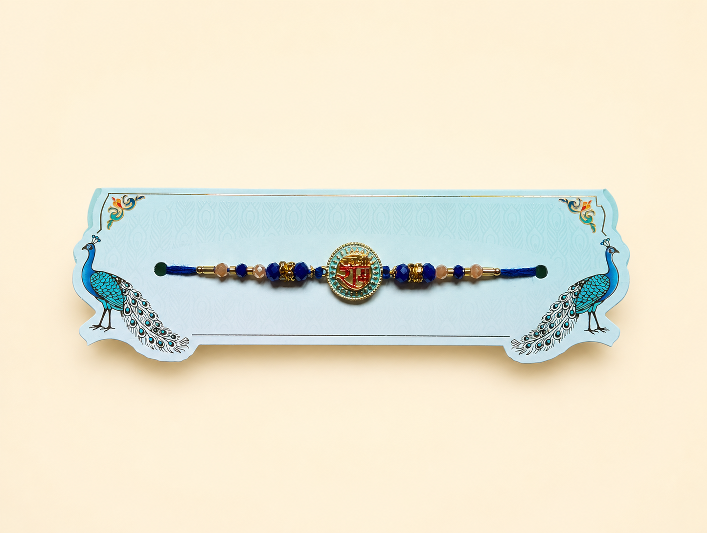 Shree Ram Rakhi With Blue Thread