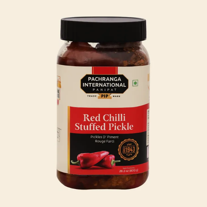 Pachranga Red Chillies Pickle(Stuffed)