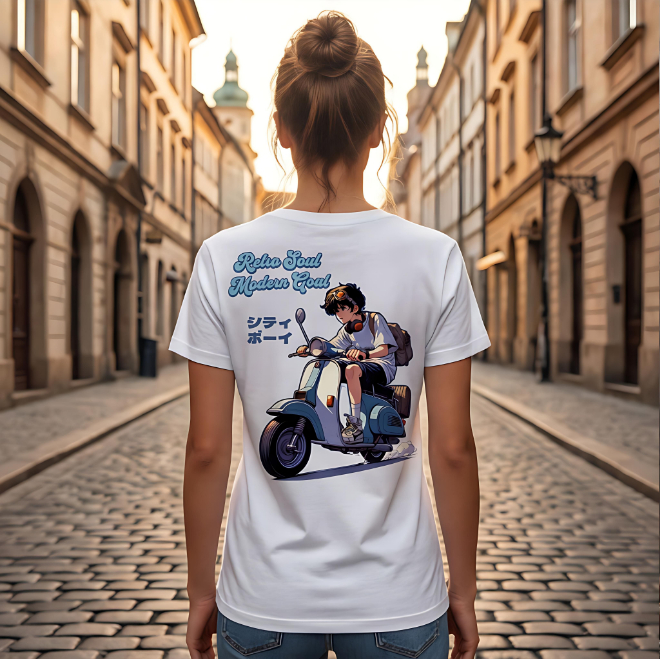 Retro Soul Modern Goal | Unisex Heavy Cotton Graphic T-Shirt image