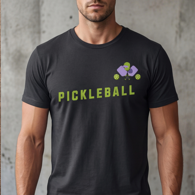 Pickleball | Unisex Heavy Cotton Graphic T-Shirt image