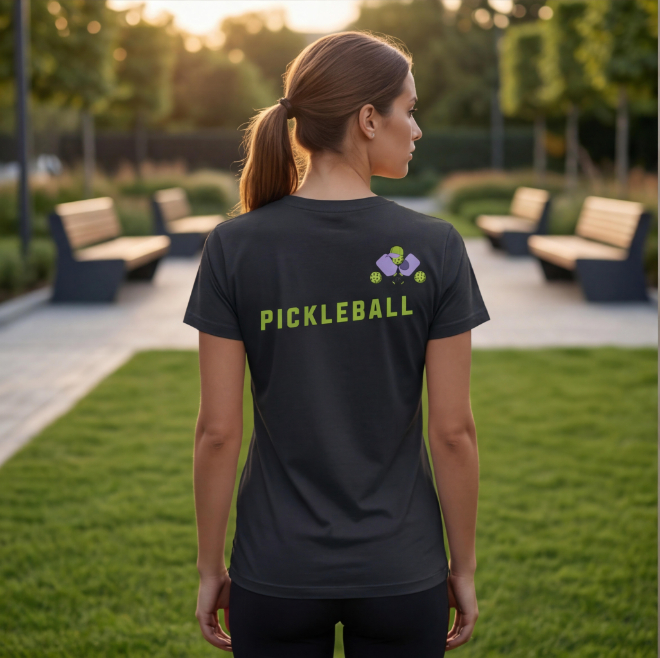 Pickleball | Unisex Heavy Cotton Graphic T-Shirt image