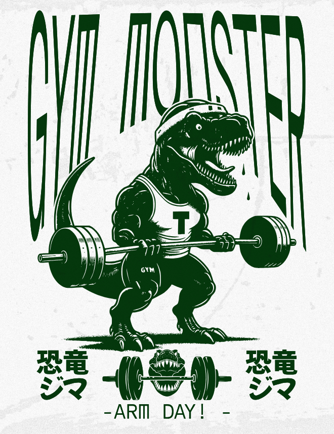 Gym Monster | Unisex Heavy Cotton Graphic T-Shirt