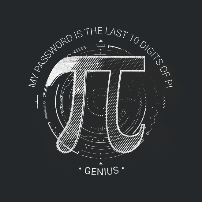 Pie Password Genius | Unisex Heavy Cotton Graphic T-Shirt