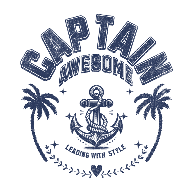 Captain Awesome | Unisex Heavy Cotton Graphic T-Shirt