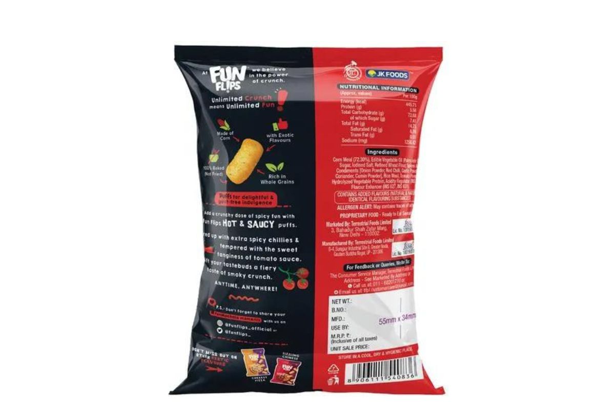 Funflips Hot & Saucy Puffs image