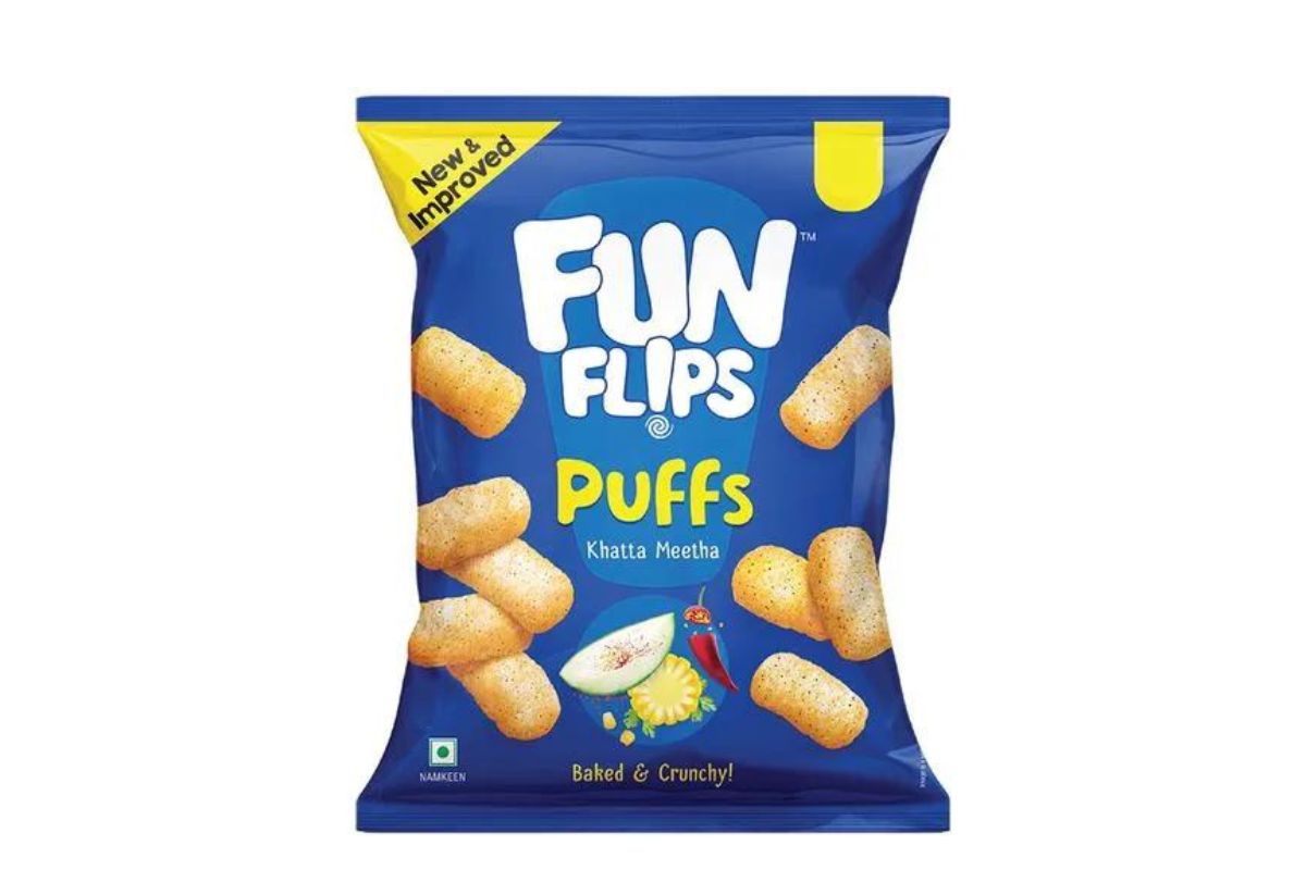 Funflips Khatta Meetha Corn Puffs