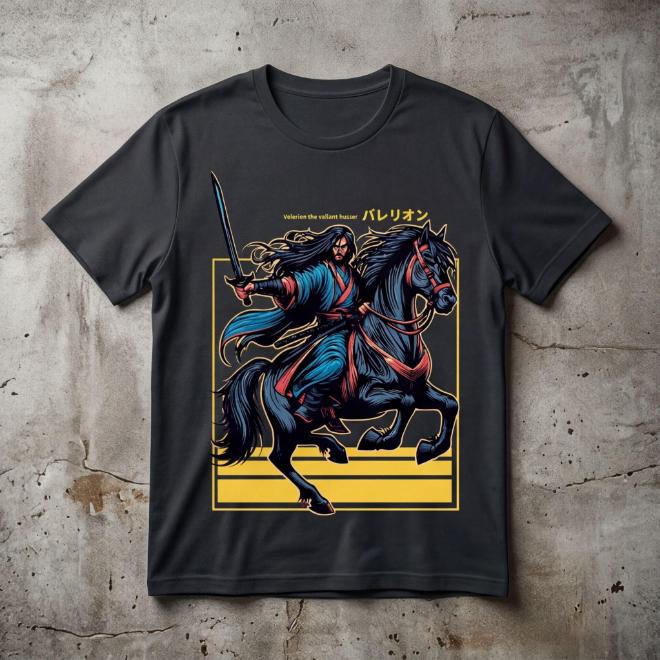 Unisex Black Valerion T-Shirt
