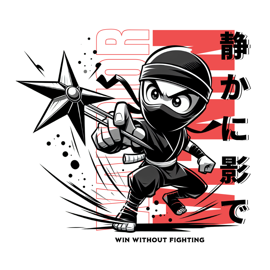 Win without Fighting | Unisex Heavy Cotton Graphic T-Shirt