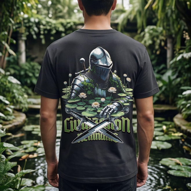 Rise from Ruins | Unisex Heavy Cotton Graphic T-Shirt image
