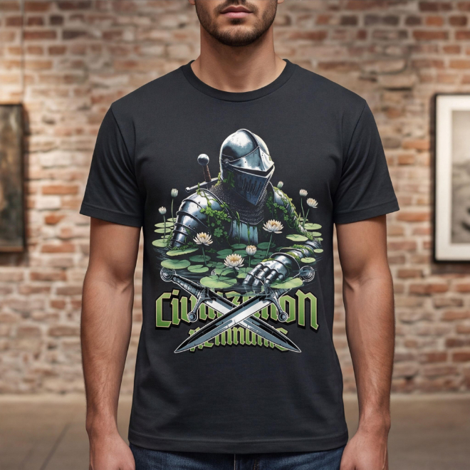Rise from Ruins | Unisex Heavy Cotton Graphic T-Shirt image