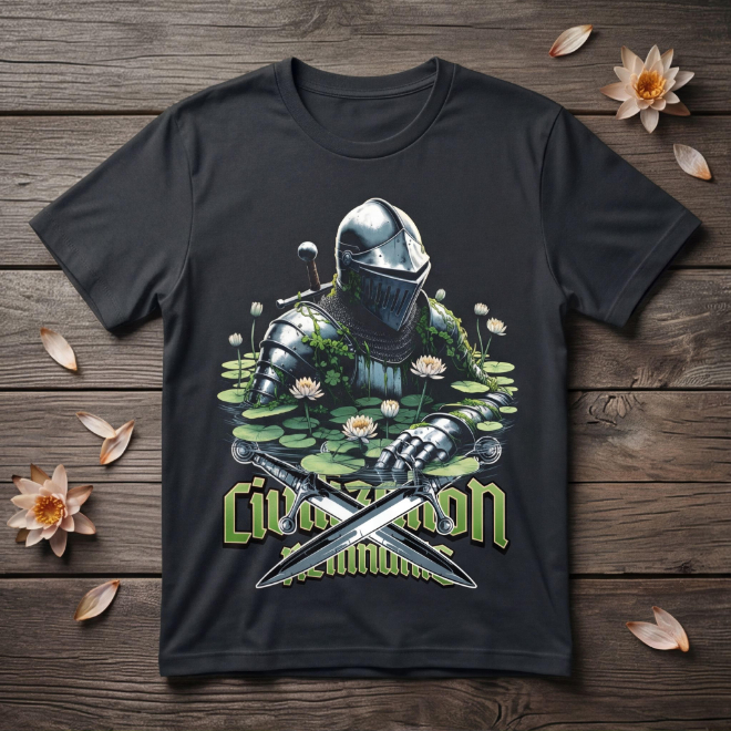 Rise from Ruins | Unisex Heavy Cotton Graphic T-Shirt image